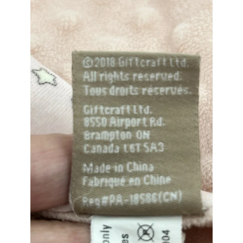 Lil' Llama Baby Blanket Pink Bobbles Hem Stars Teal Yellow I Love Ewe 28